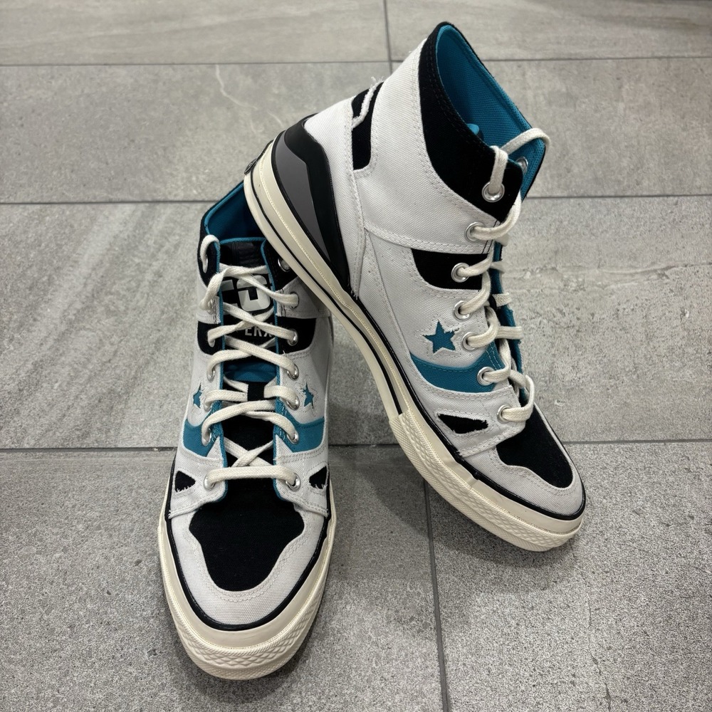 Converse Chuck 70 E260 High Top Men's Size 11 White Teal Limited Edition 167056C